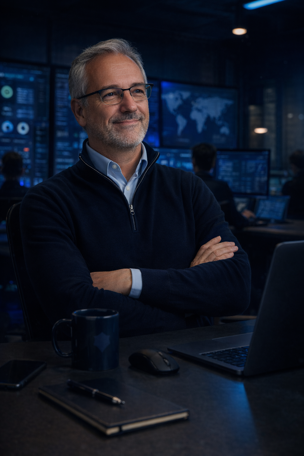 Tevreden IT-manager of CISO