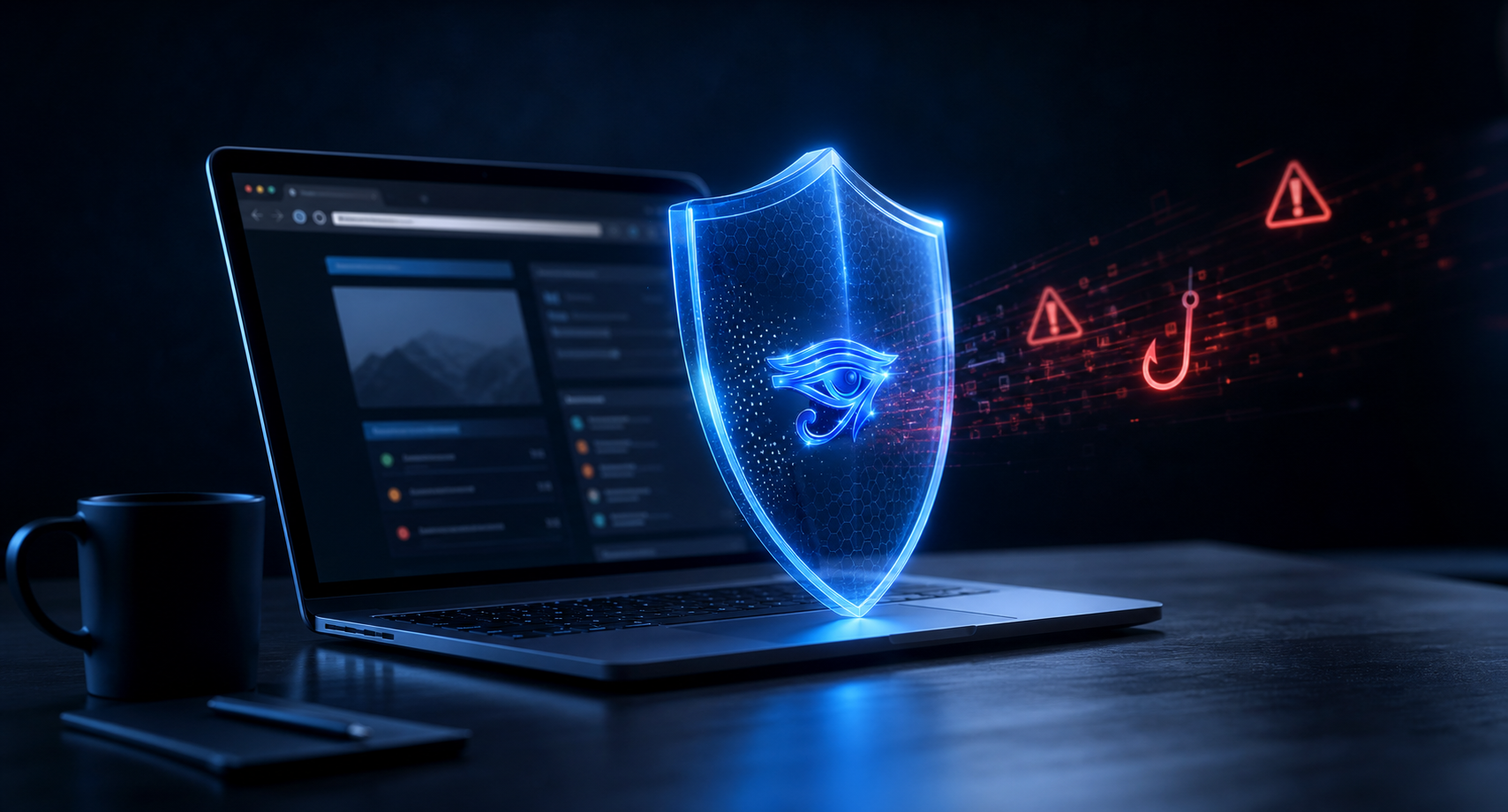 Amuneth Guard beschermt een browser tegen phishing en credential theft